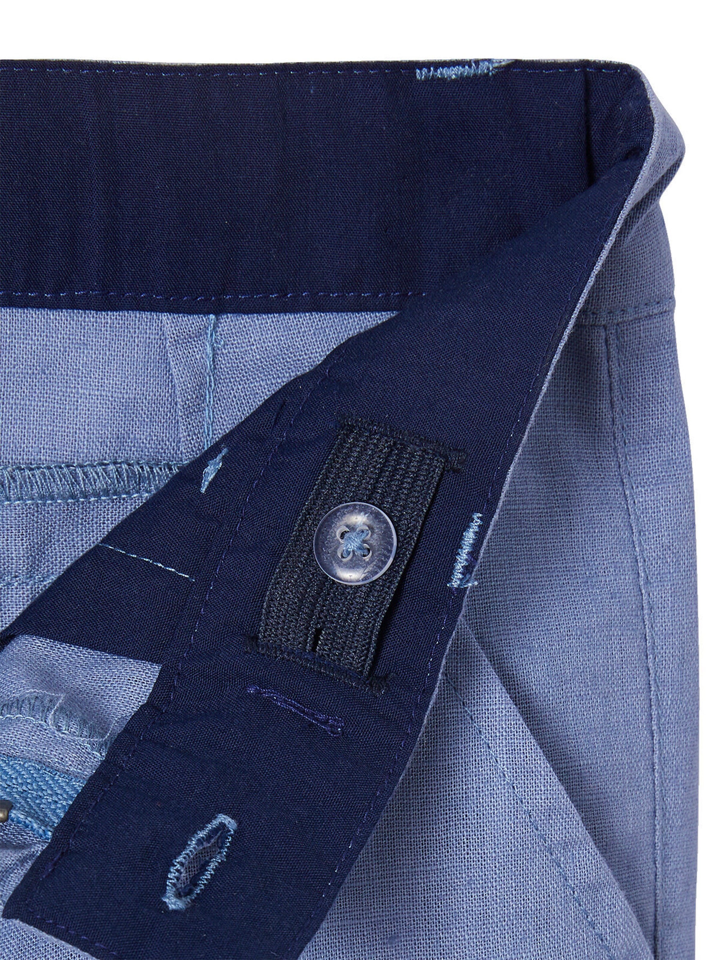Vertbaudet Festliche Jungen Chinohose, Bundweite verstellbar blau