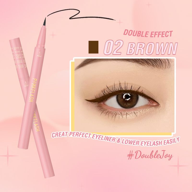 PINKFLASH - Hypersharp Snel drogende vloeibare eyeliner - 2 kleuren
