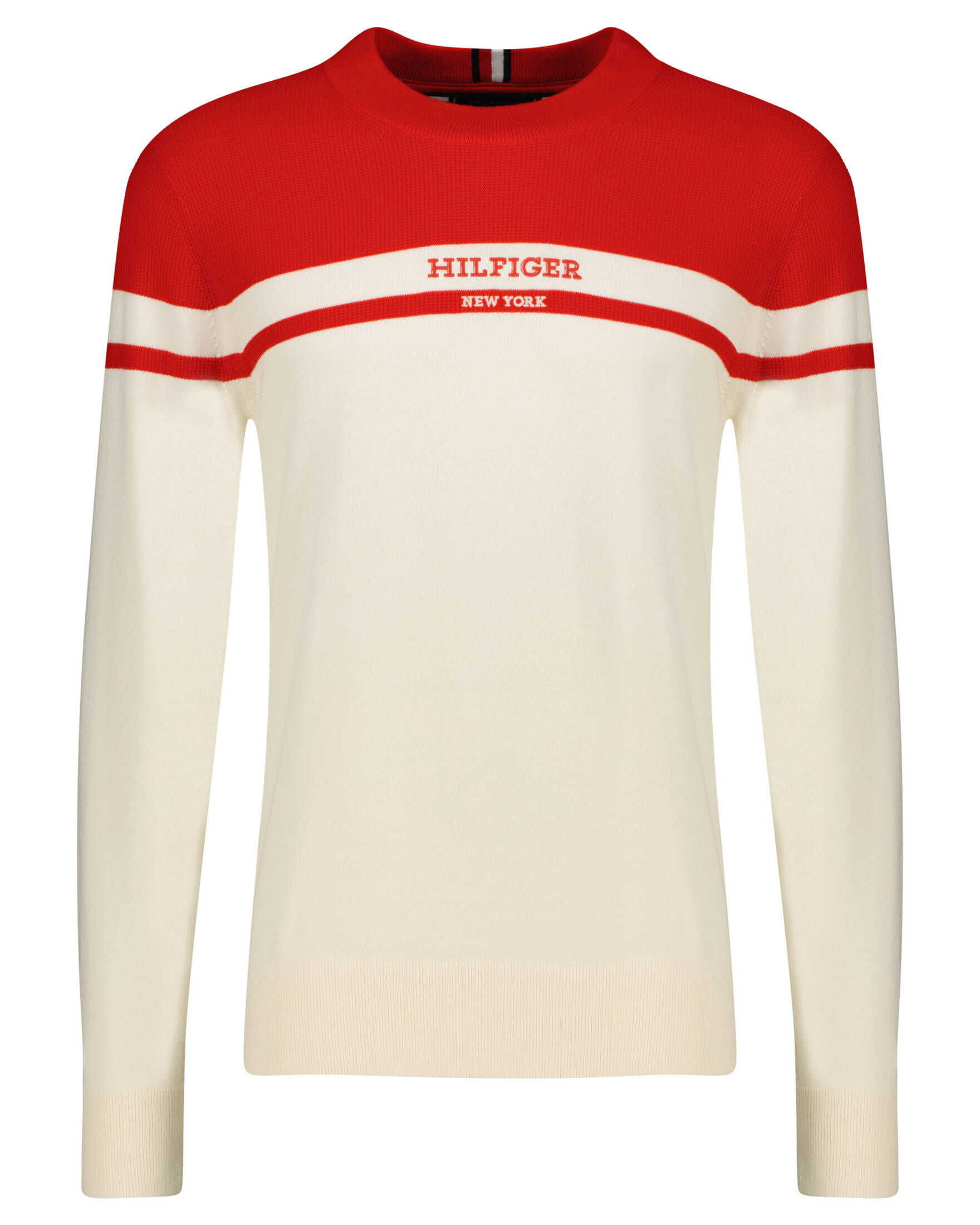 Tommy Hilfiger| Herren Strickpullover COLORBLOCK GRAPHIC C NK SWEATER Langarm