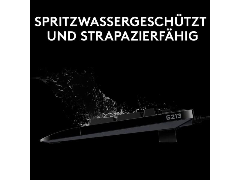 Logitech Gaming-Tastatur G213 Prodigy Gaming- und Allround-Tastatur mit RGB-Beleuchtung