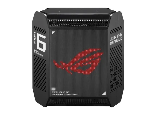 ASUS ROG Rapture GT6 - Wi-Fi-system - (router) - op til 270 kvm - mesh 1GbE, 2.5GbE - Wi-Fi 6 - Dual Band