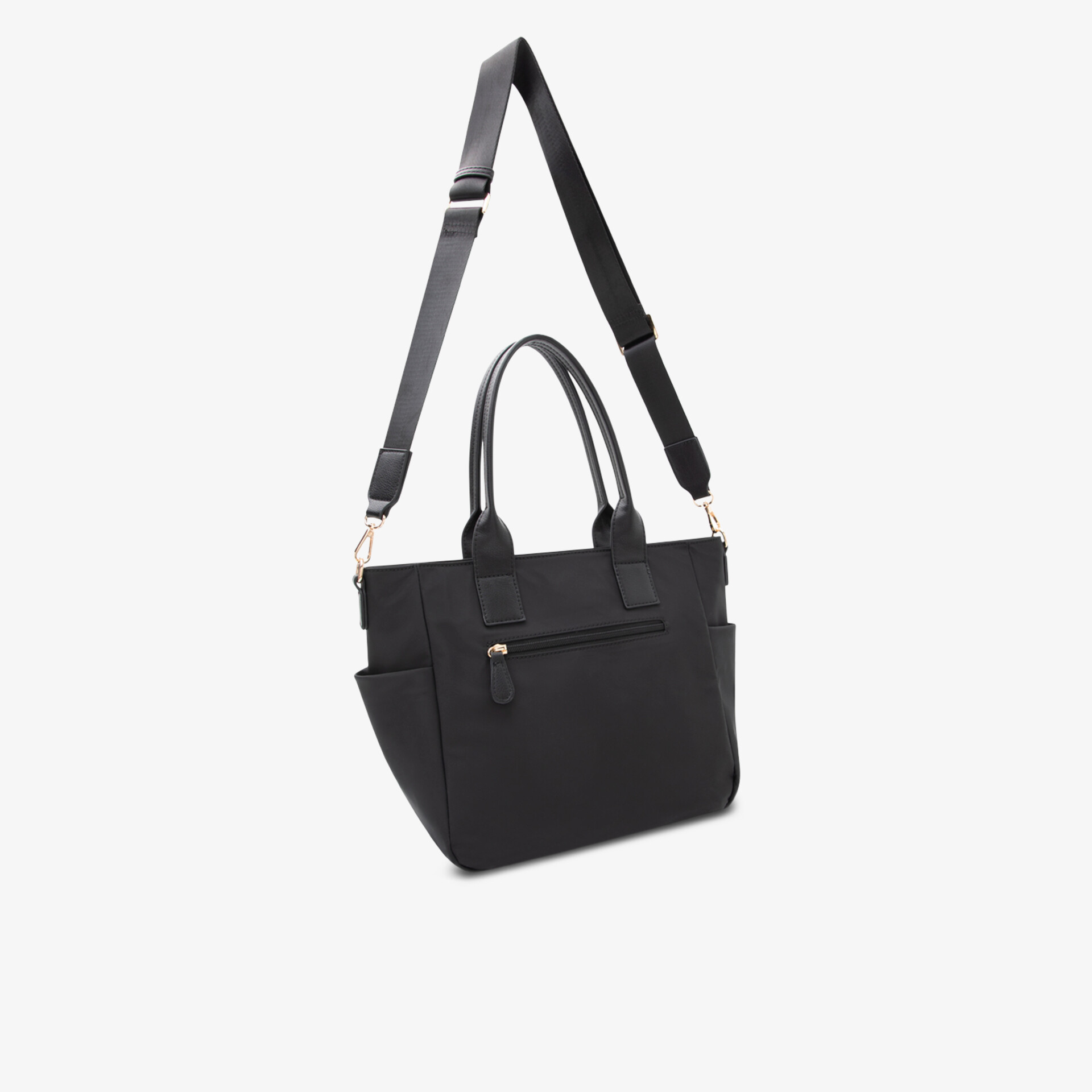 L.CREDI Damen Shopper schwarz