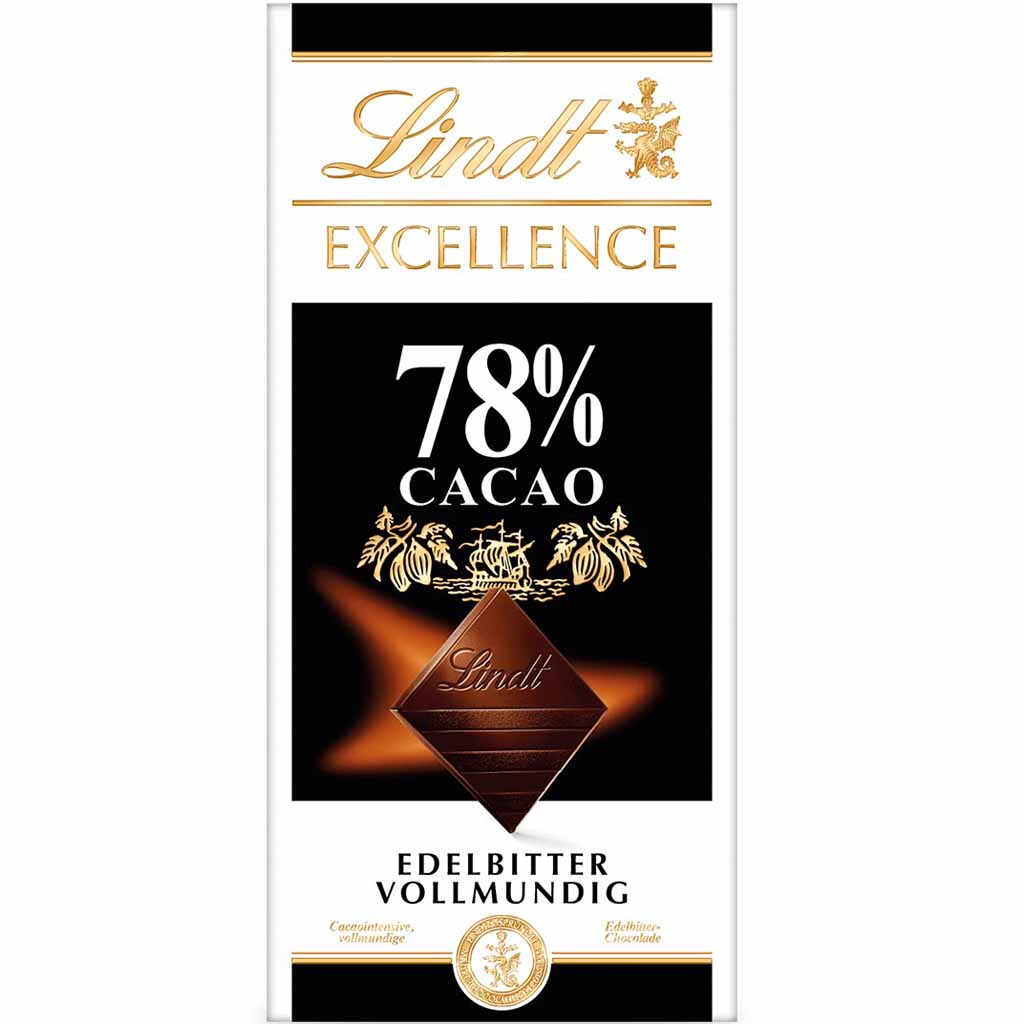 Lindt EXCELLENCE 78% Cacao 100g MHD:30.11.25