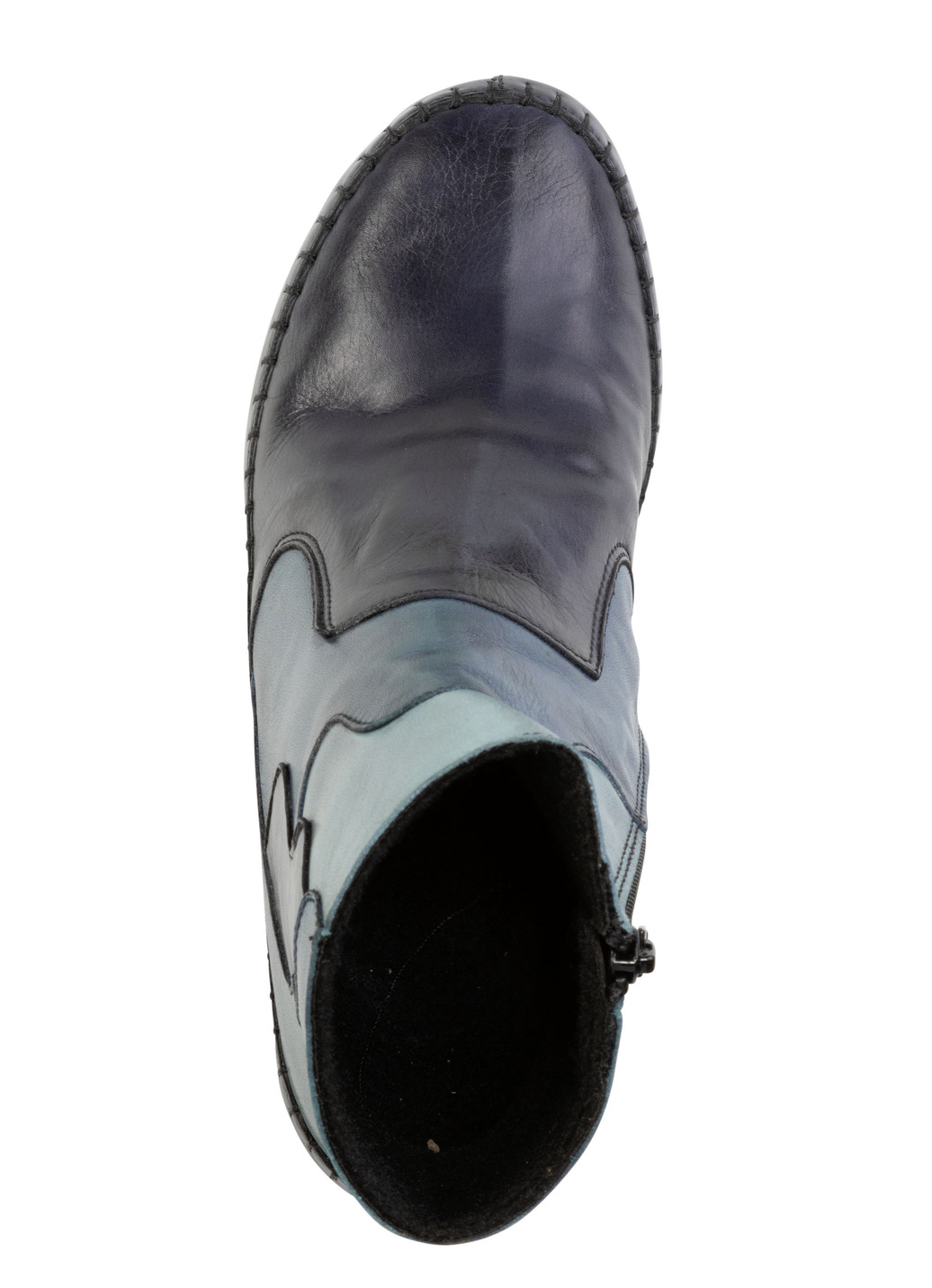 Gemini Stiefelette aus fein genarbtem Rind-Nappaleder