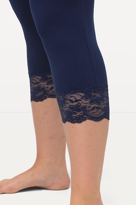 Capri, elastischer Spitzensaum, bis Gr. 66/68