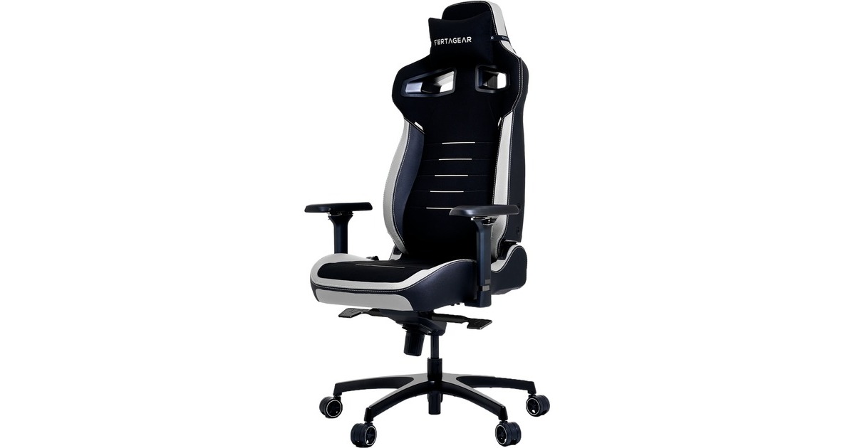 VertagearPL4800 gamestoel  (Zwart/wit, ContourMax Lumbar, VertaAir, Hygennx)