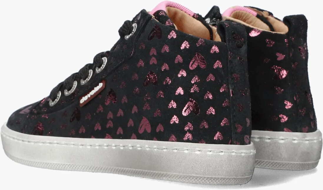 DEVELAB zwarte develab hoge sneaker 41426