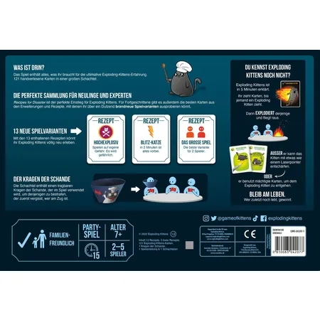 Asmodee Exploding Kittens Recipes for Disaster