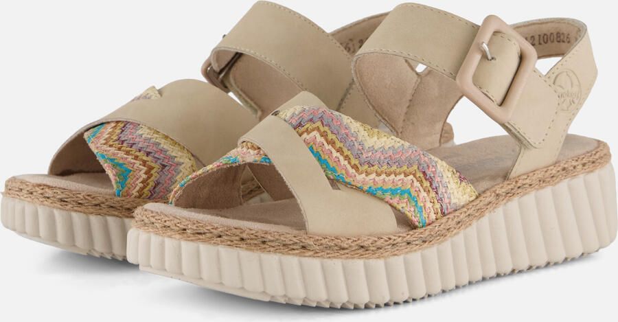 Rieker Sandalen met sleehak 69269