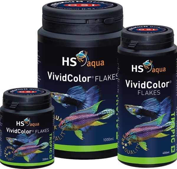Hs Aqua Vivid Color Flakes
