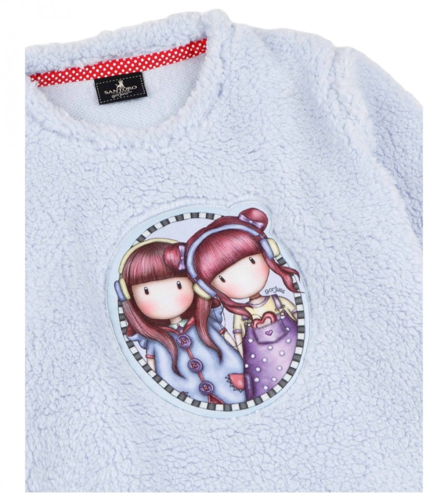 Pijama Admas Sherpa The Duet Azul