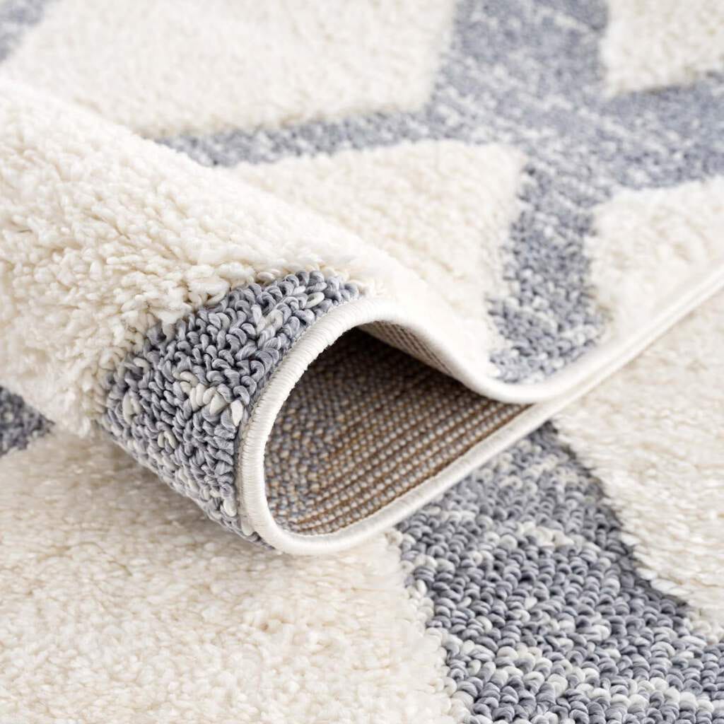 Carpet City Hochflor-Teppich »Focus 4497« rund 20 mm Höhe Boho-Teppich, Hochtief-Muster/ 3D-Effekt, für Wohnzimmer, Schlafzimmer