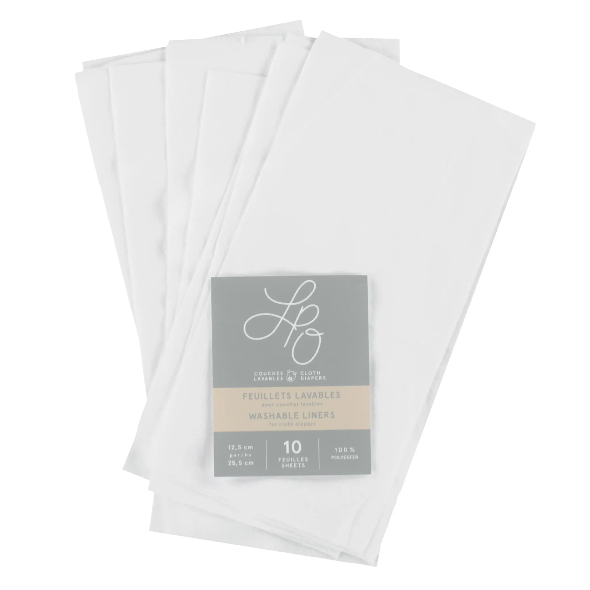La Petite Ourse Feuillets Lavables Paquet de 10