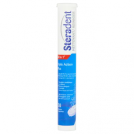 Steradent Triple action plus reinigingstabletten klein