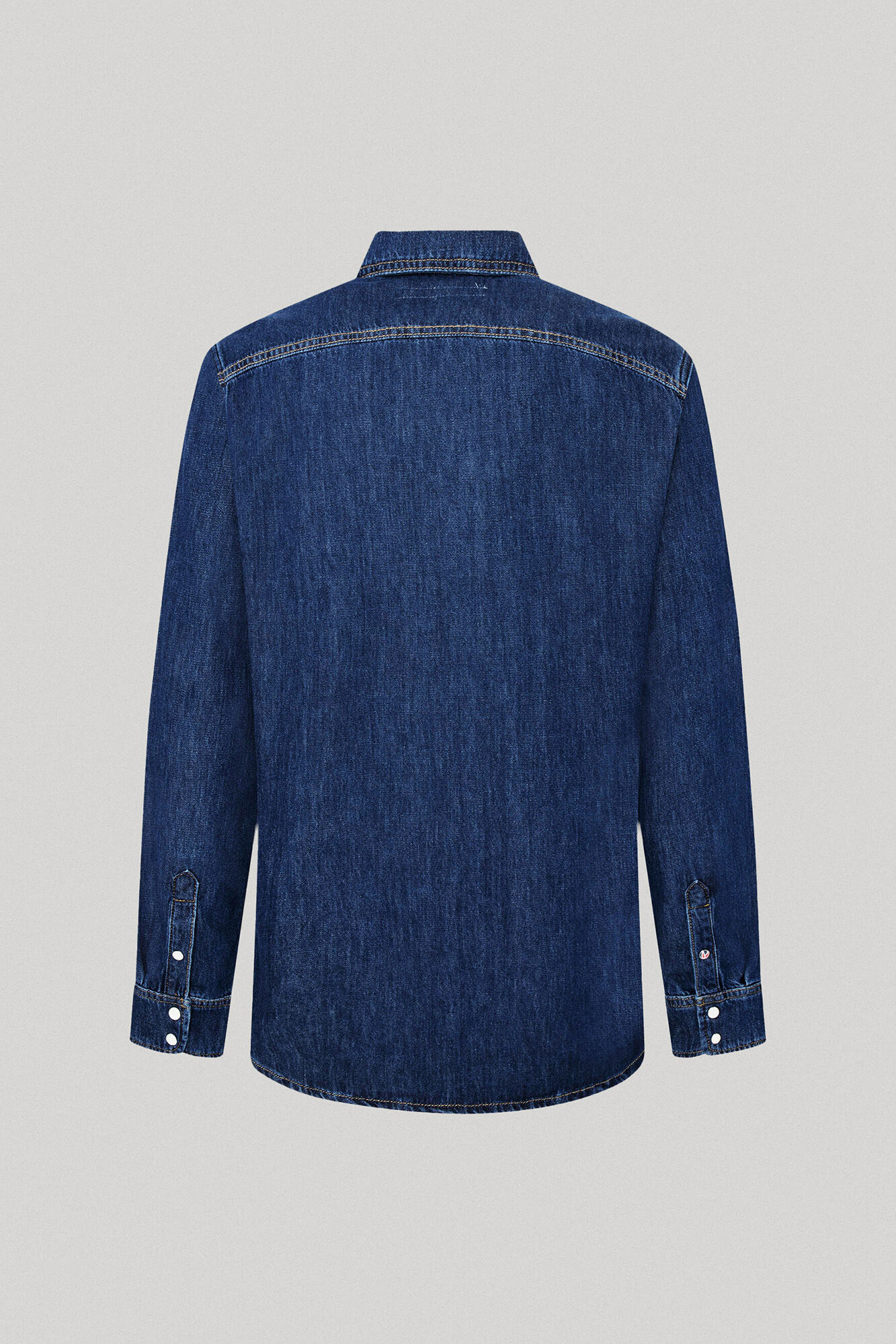 camisa jeans de corte regular