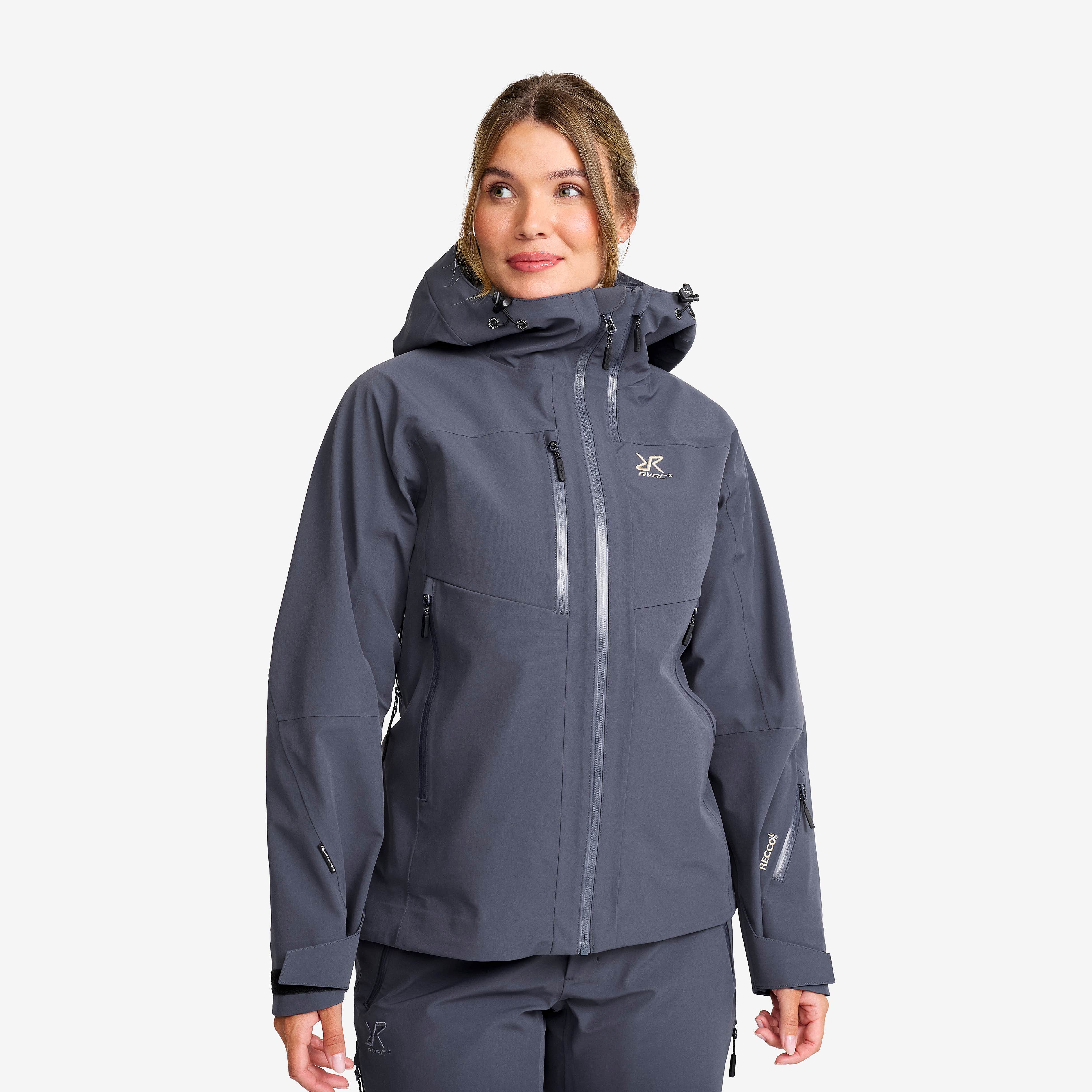 Cyclone 3L Shell Jacket Dame India Ink