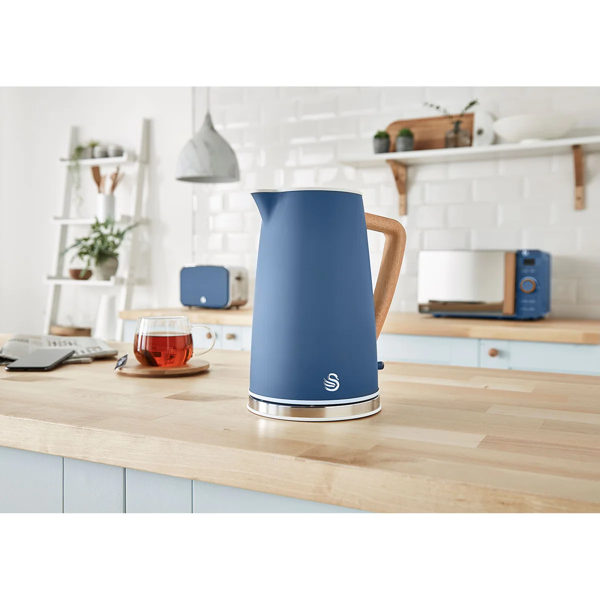 Bouilloire électrique 1,7L Ultra Rapide Sans Fil Design Moderne Nordic