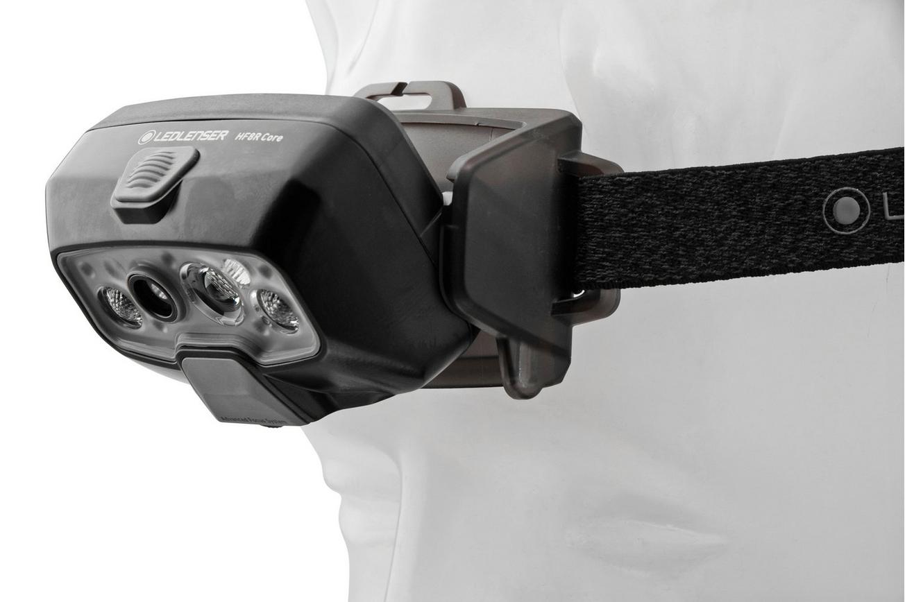 Ledlenser HF8R Core oplaadbare hoofdlamp met bluetooth, zwart, 1600 lumen