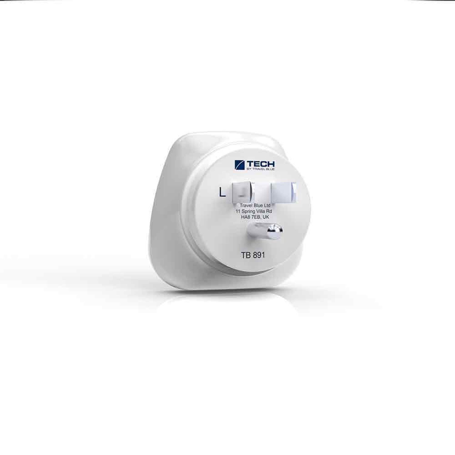 TravelBlue Travel Adaptor Europe to USA white