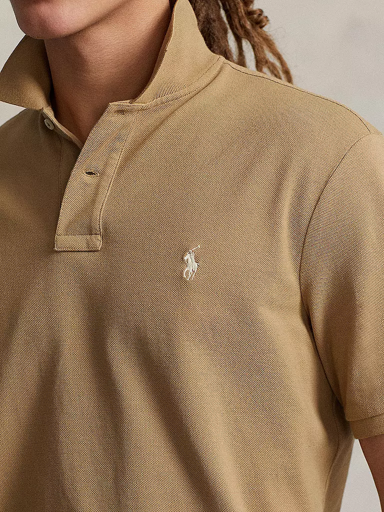 POLO RALPH LAUREN Poloshirt Custom Slim Fit camel