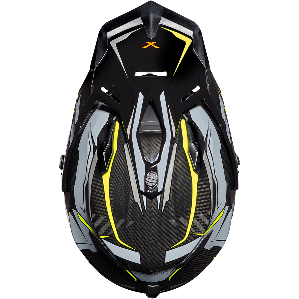 Nexx - Casque X.WRL Atika Noir / Gris / Jaune fluo