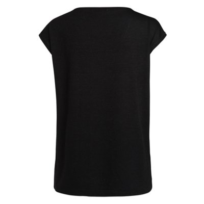 Tee-shirt à manches courtes femme Pcbillo Lurex Stripes PIECES