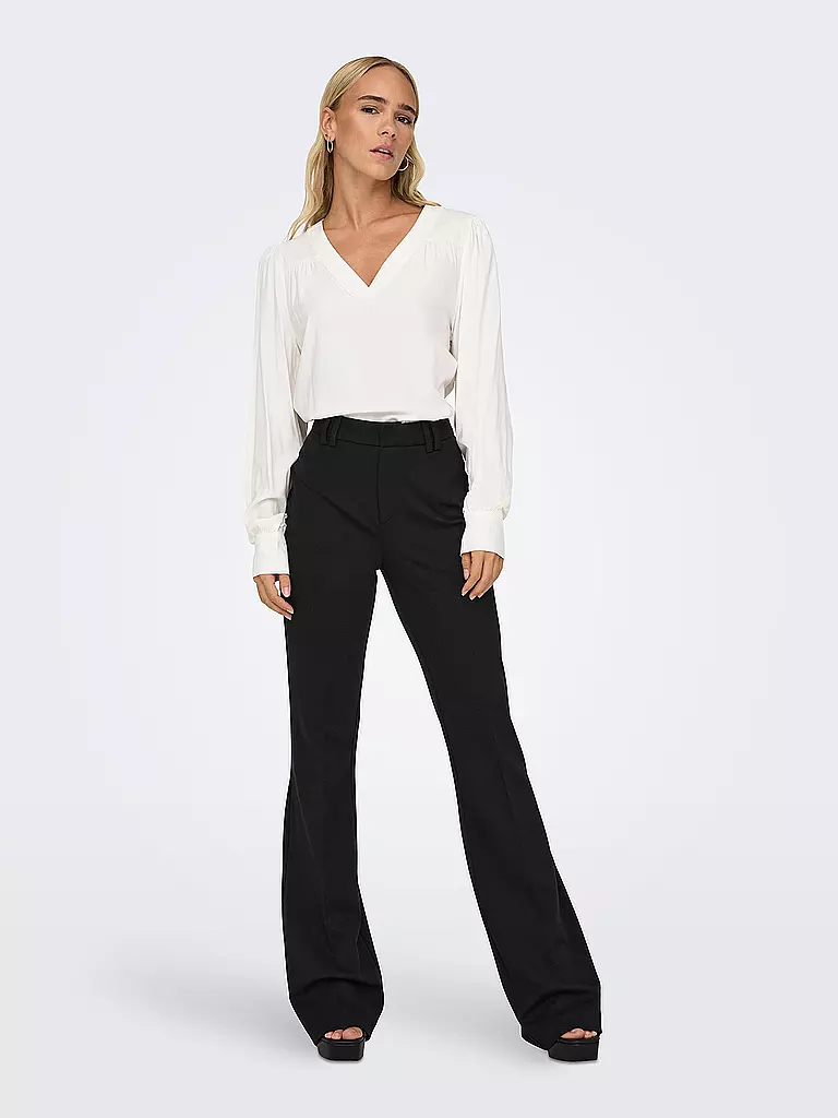 ONLY Hose Flared Fit ONLPEACH schwarz