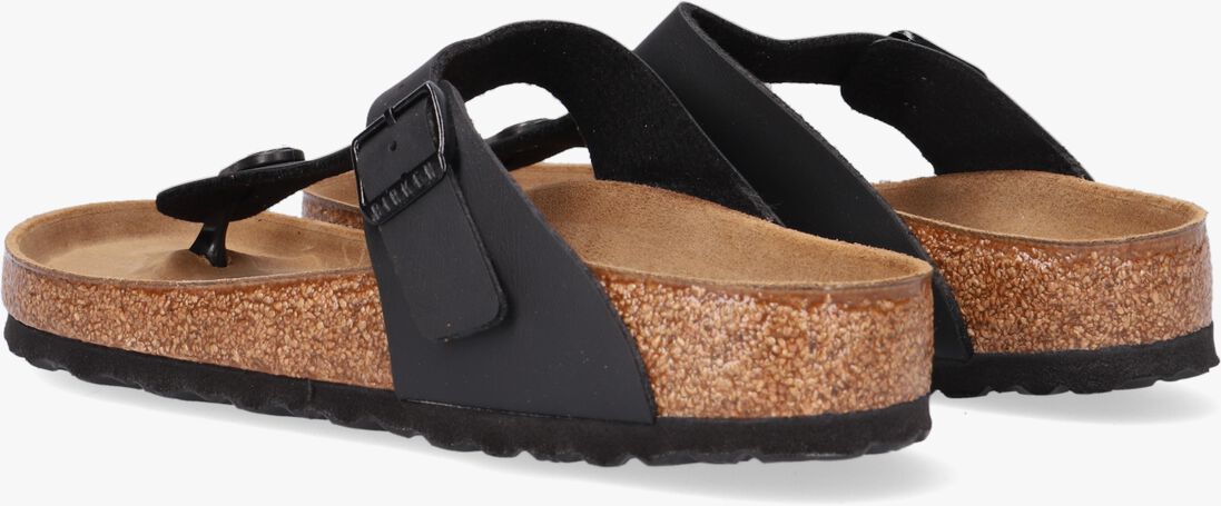 BIRKENSTOCK zwarte birkenstock teenslippers gizeh dames