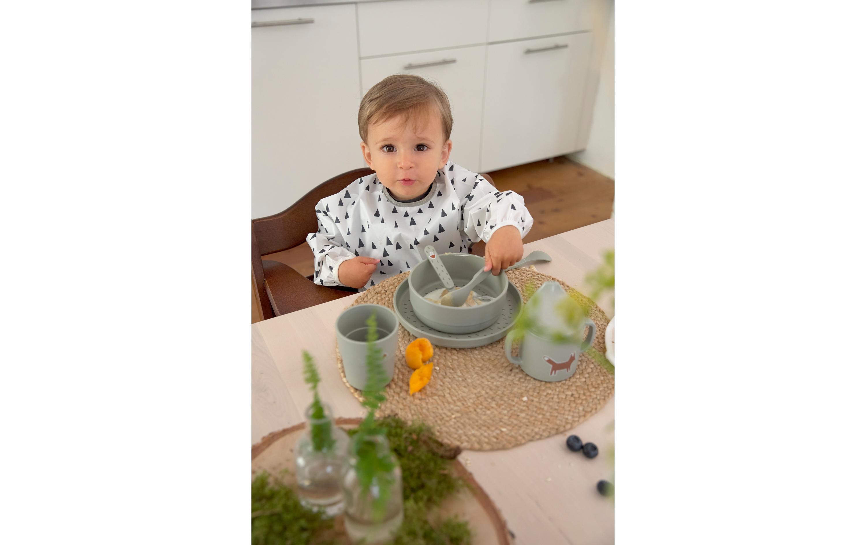 Ärmel-Lätzchen Little Forest Fox 2er Set 80 x 36 cmLangarm-Lätzchen mit Auffangschutz