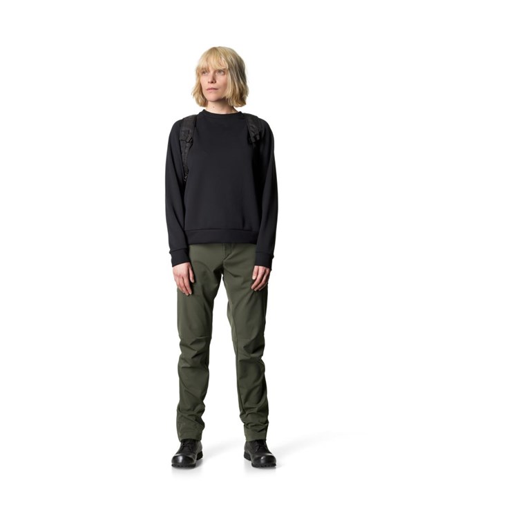 Houdini Motion Top Pants Women Baremark Green