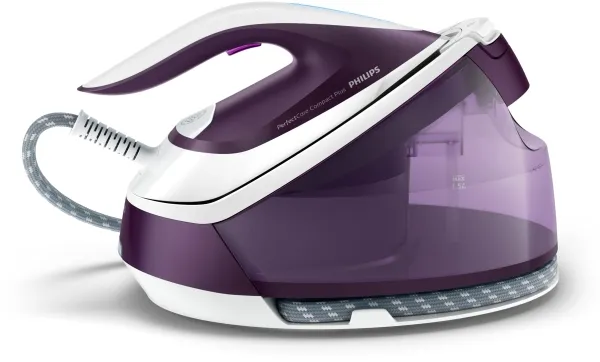 Philips PerfectCare Compact Plus GC7933 - Dampstrygejern med automatisk afbrydelse - såleplade: SteamGlide Plus - 2400 W - magisk lilla