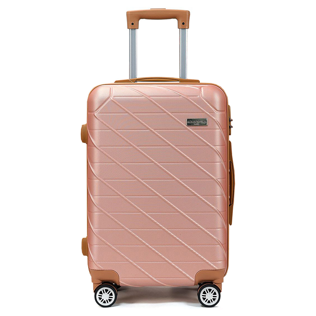 Maison Héritage Valise Cabine 4 roues doubles Saint-Germain 55 cm rose doré
