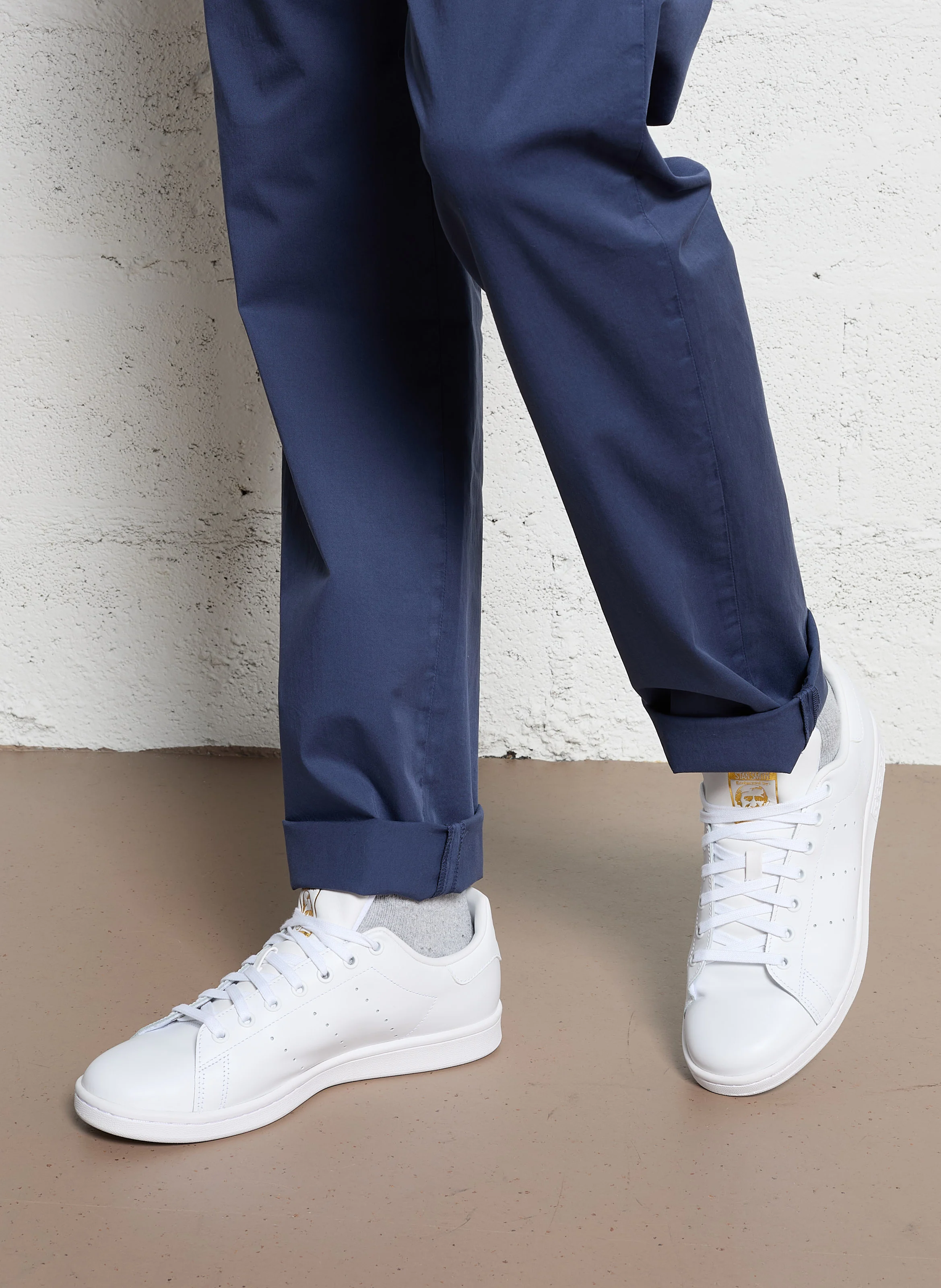 STAN SMITH - Baskets basses en cuir | Blanc