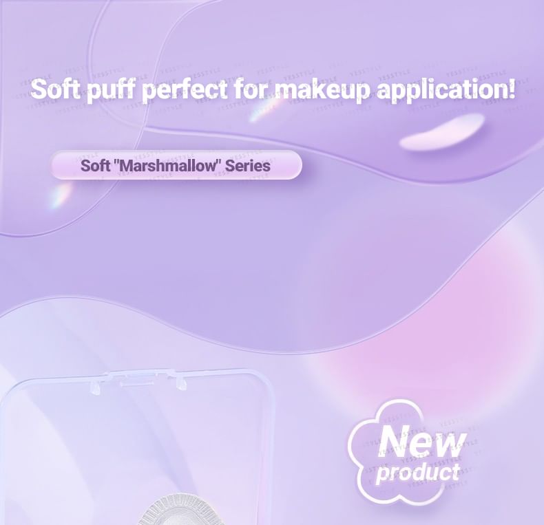 Puremantis - Set van 2: Marshmallow kussenpoef