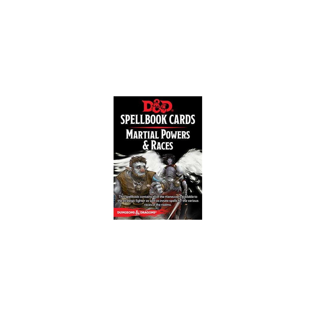 D&D : Spellbook Cards - Martial Powers & Races