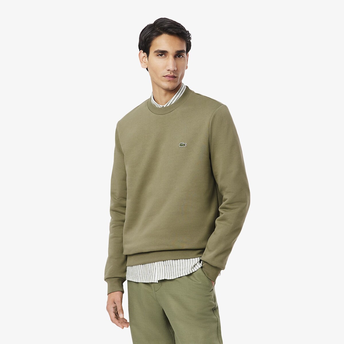 LACOSTE<br>Suéter de gola redonda