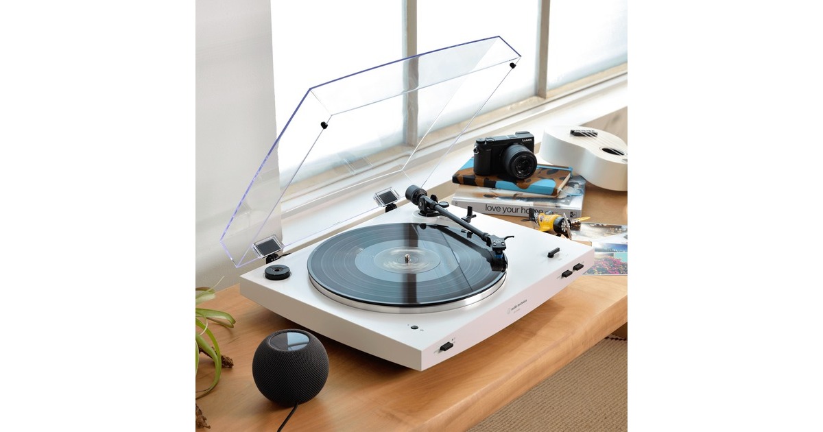 Audio-TechnicaAT-LP3XBT platenspeler  (Wit, Bluetooth)