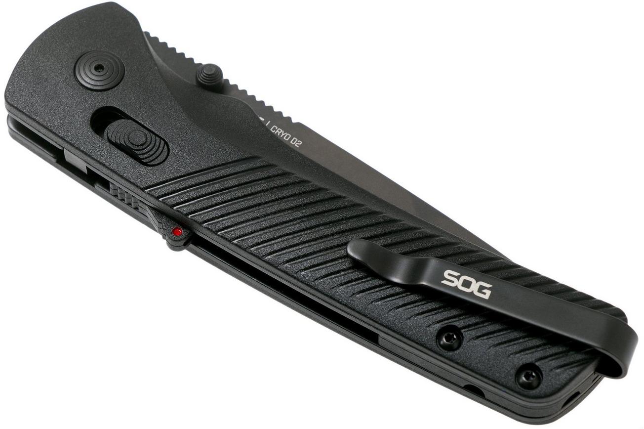 SOG Flash AT Blackout Serrated 11-18-02-57 zakmes