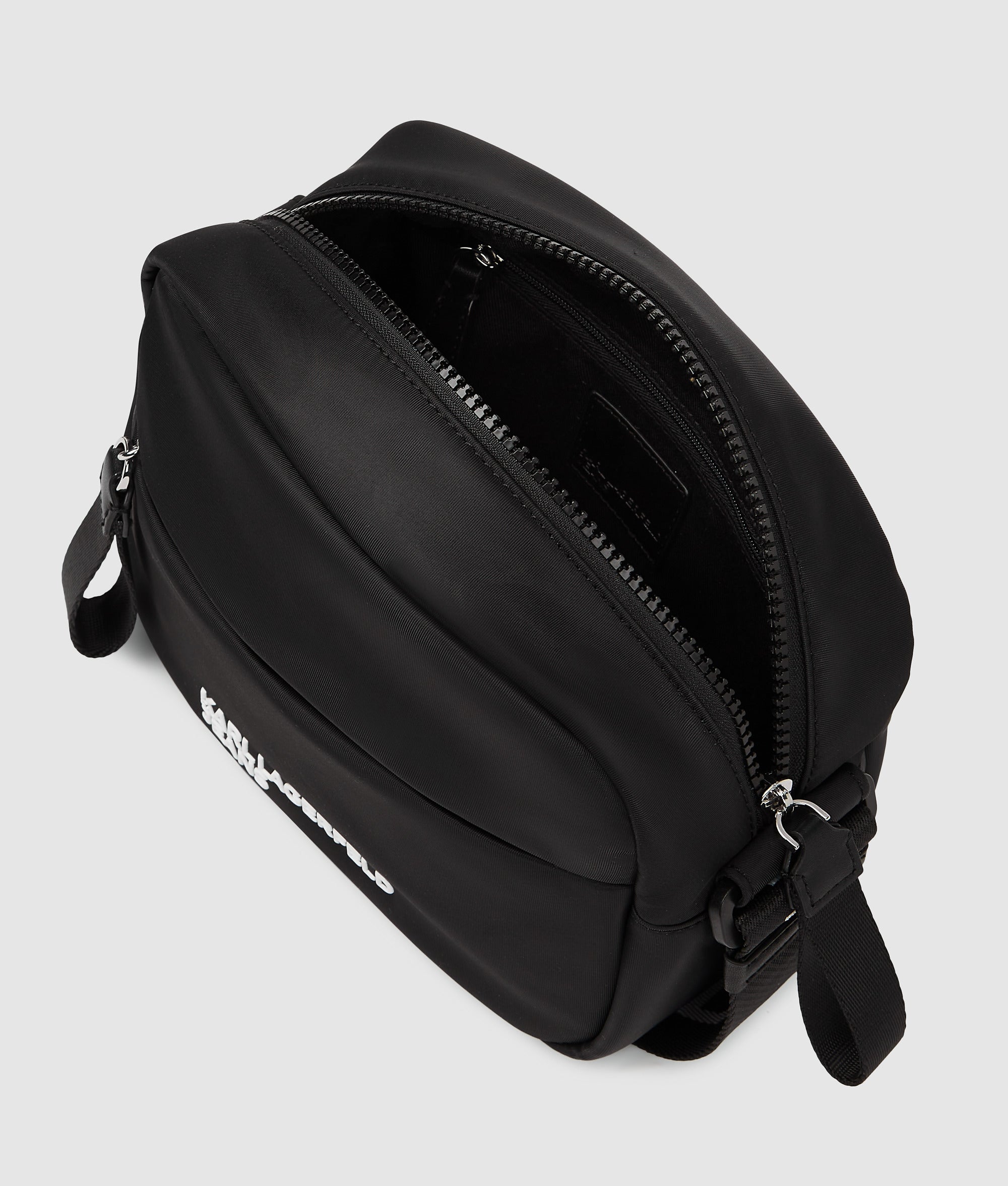 Nylon crossbodytas met logo