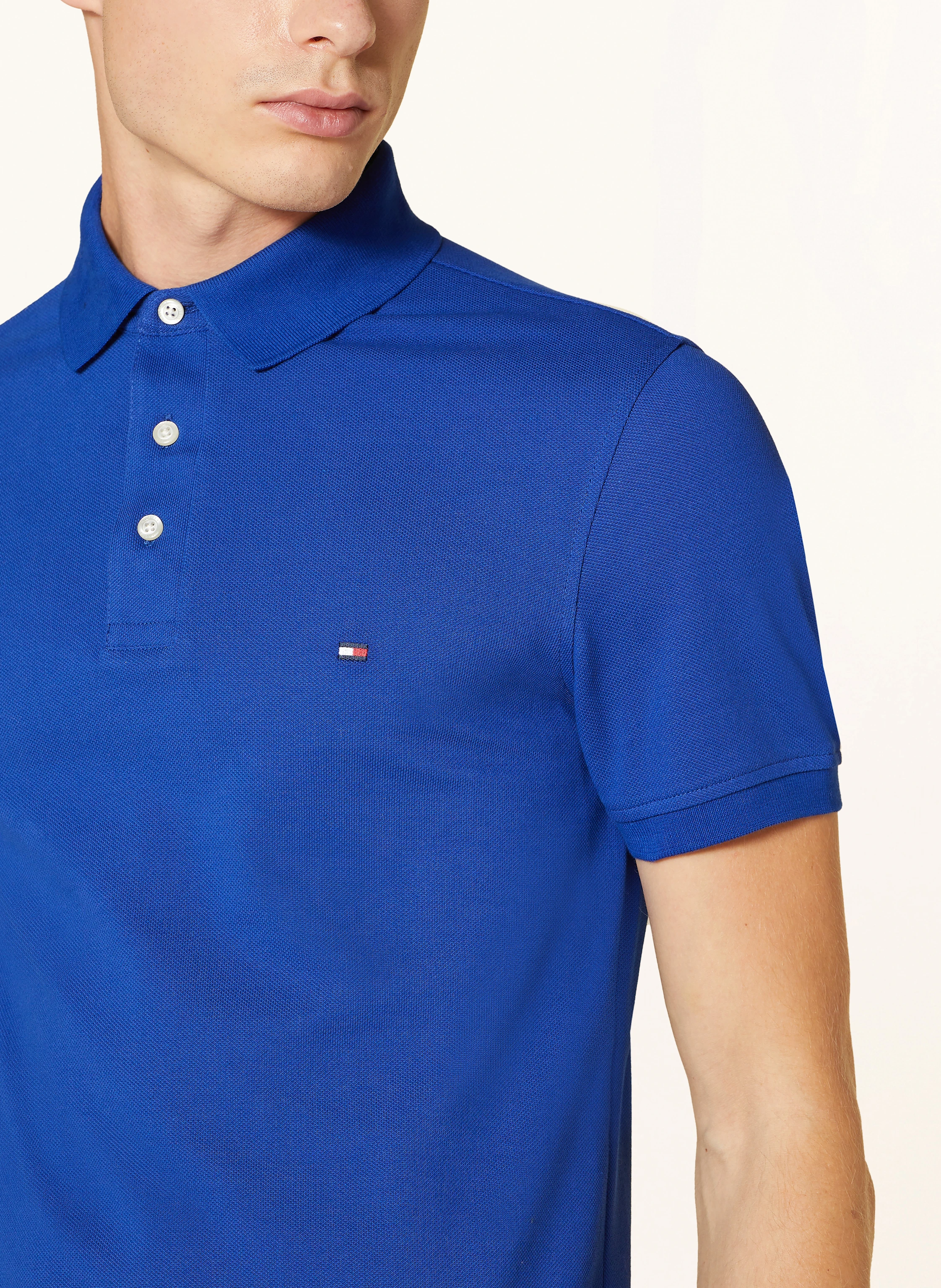 TOMMY HILFIGER Piqué-Poloshirt Slim Fit