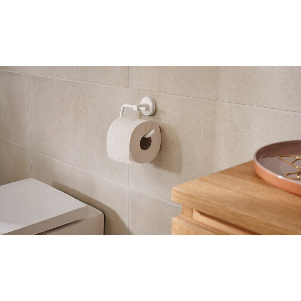 TOALETTRULLHOLDER TESA MOON WHITE