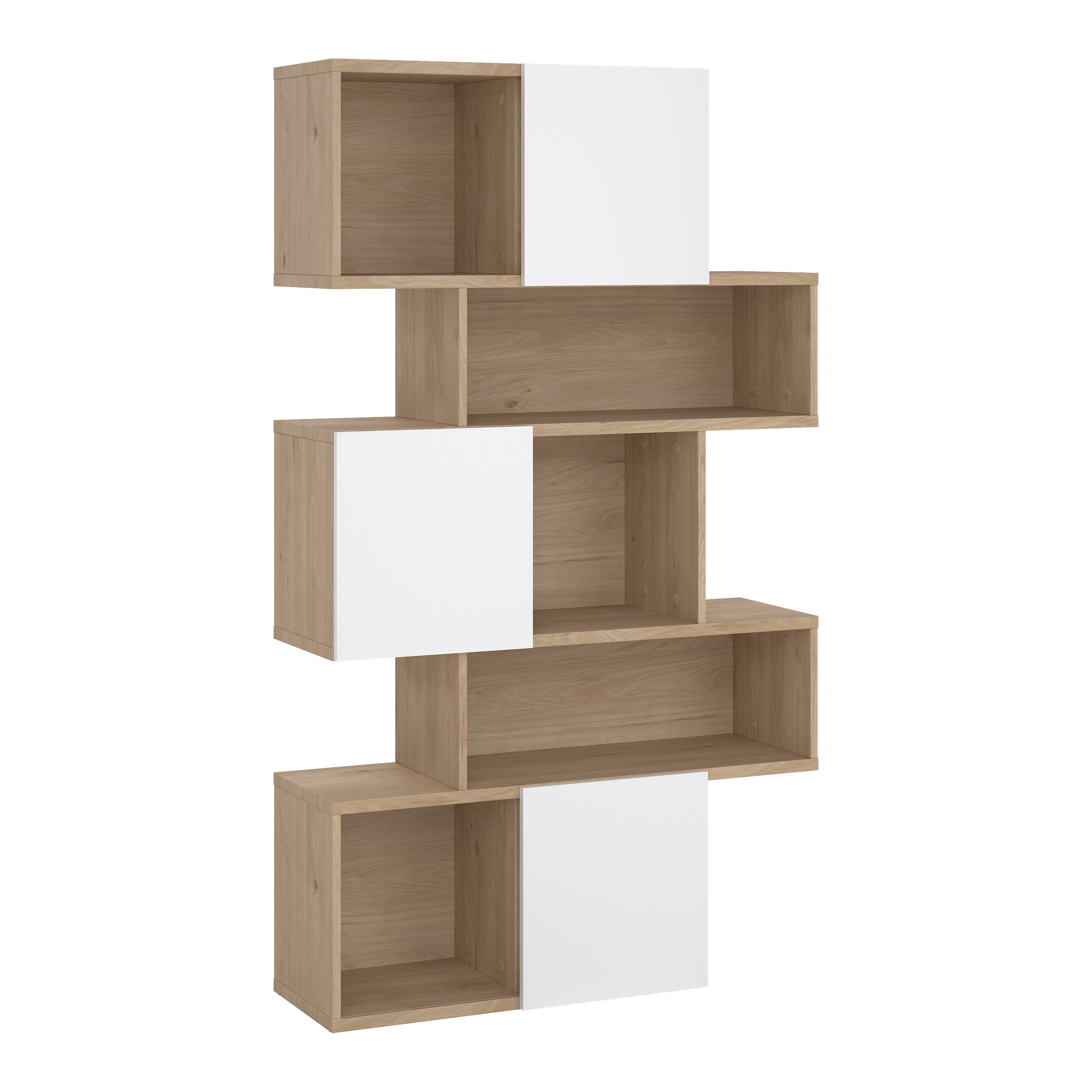 by fonQ basic Puzzle Boekenkast Asymmetrisch - Wit