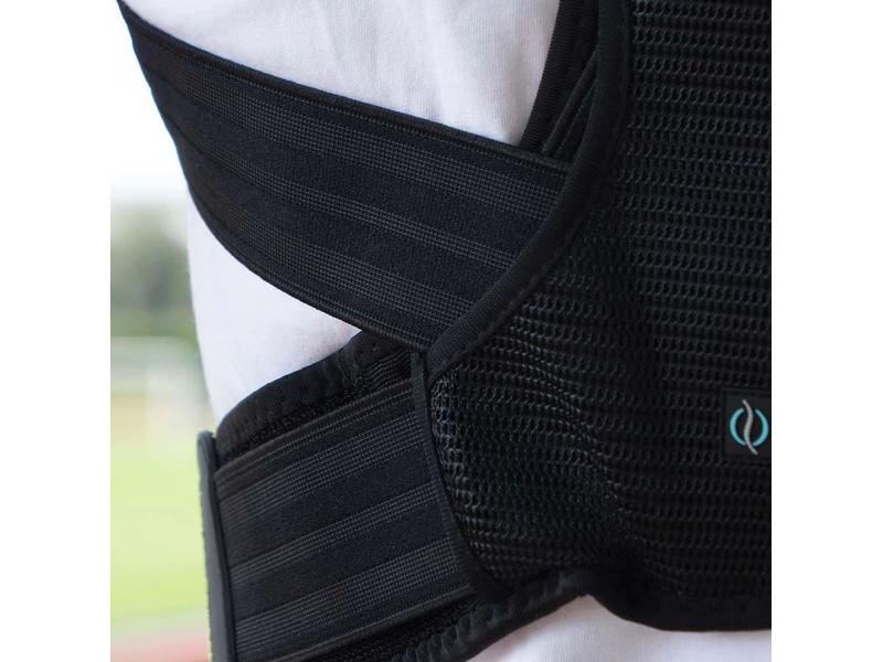 Anodyne Geradehalter Premium Unisex schwarz Grösse XXL Rückenstütze mit elastischen Bändern