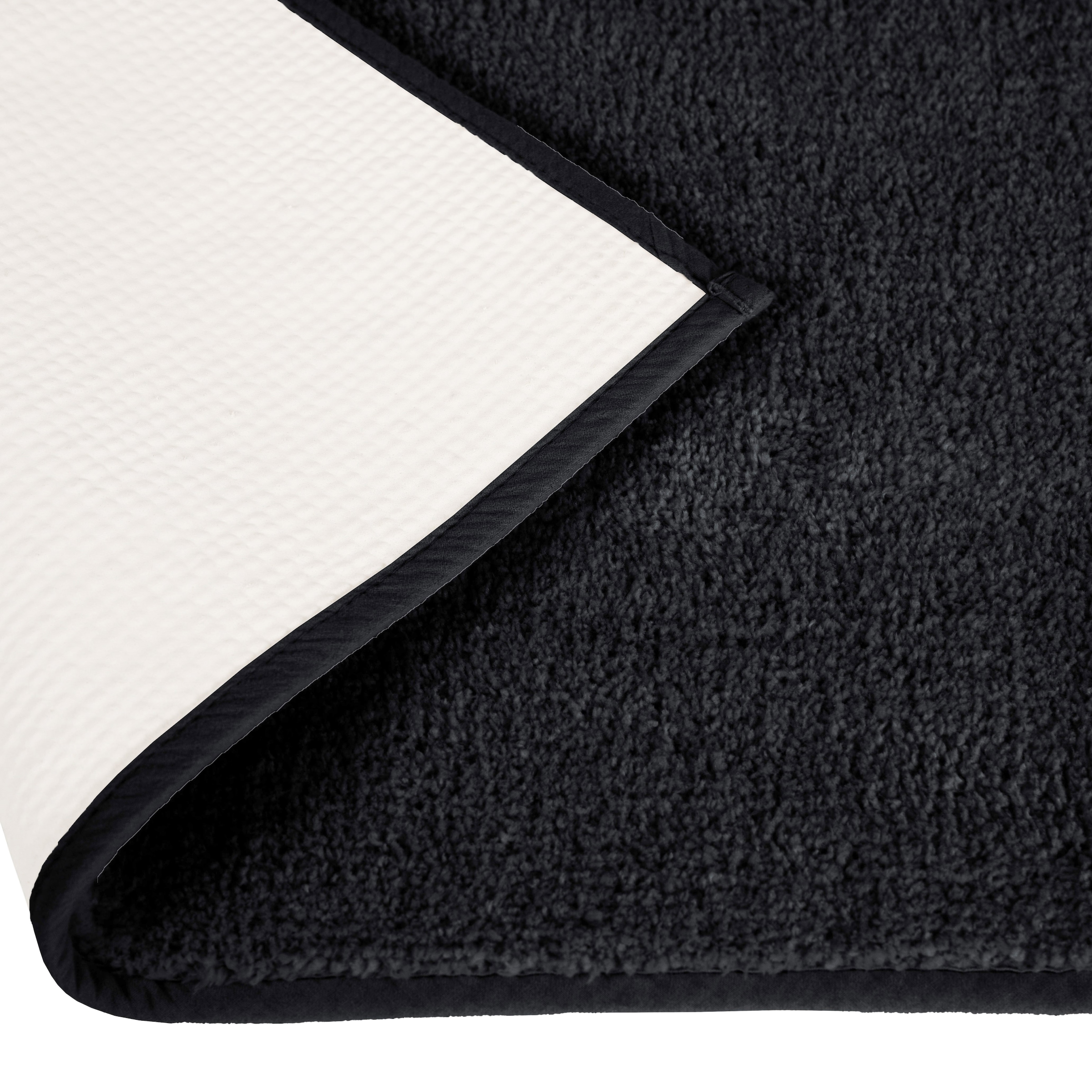 my home Badematte »Vanessa, Badvorleger, Badezimmer Teppich« Höhe 10 mm rutschhemmend beschichtet fussbodenheizungsgeeignet | schnell trocknend | strapazierfähig Badteppich, weiche Haptik, unifarben