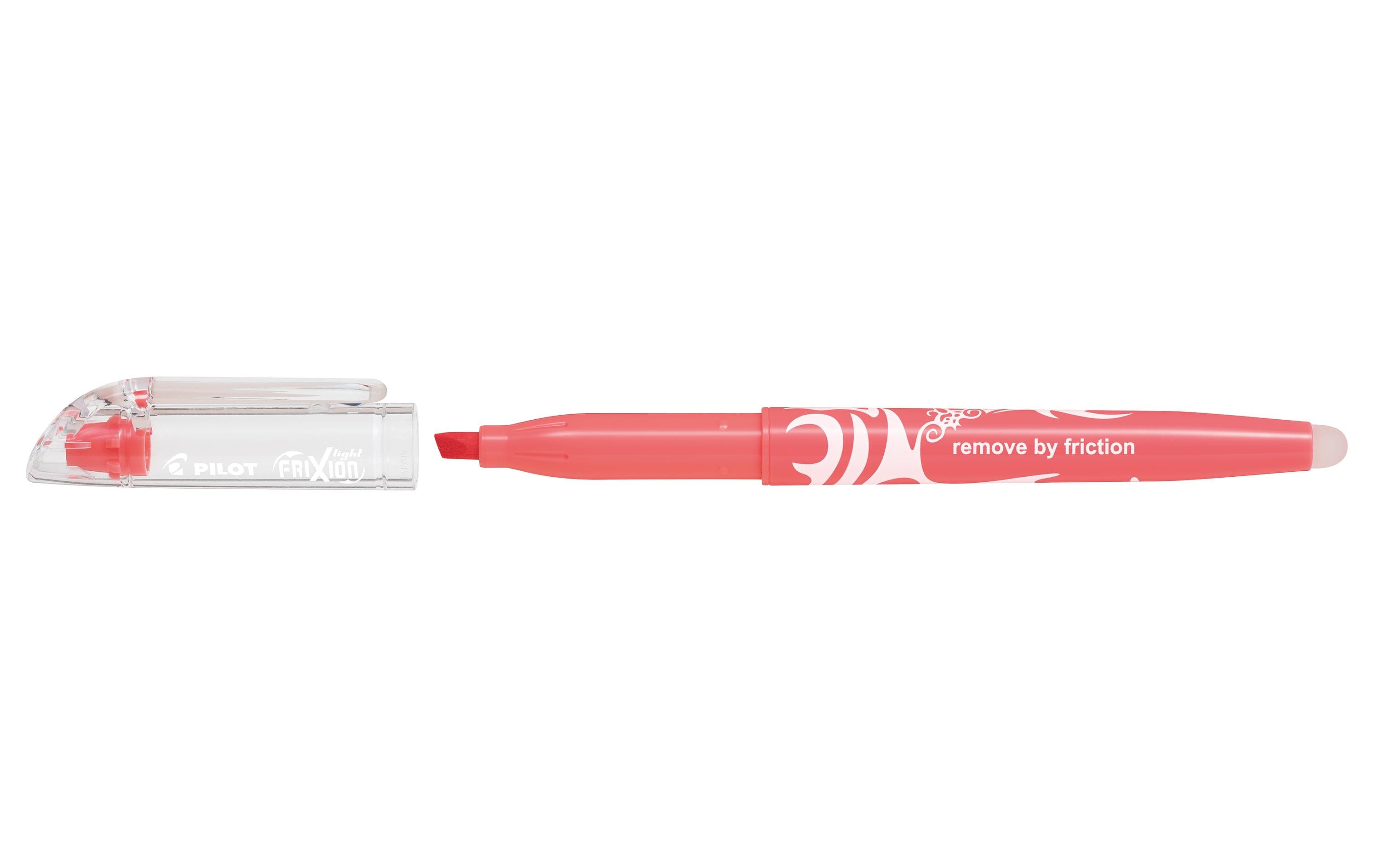 Textmarker FriXion Light natural RotRadierbarer Leuchtstift
