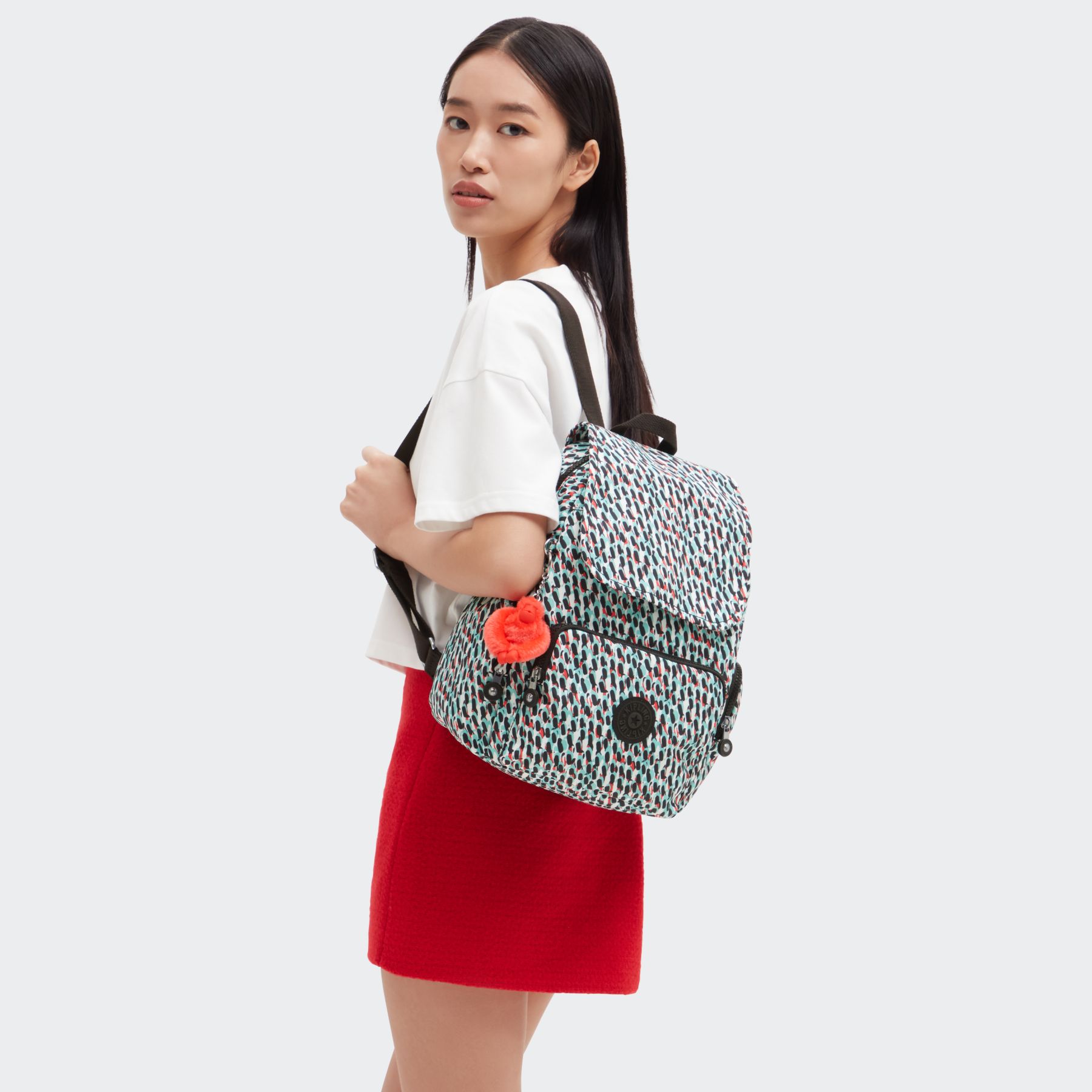 CITY ZIP S  Petit sac à dos avec bretelles ajustables - Abstract Print