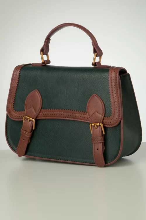 Banned Retro Carter Satchel handtas in groen