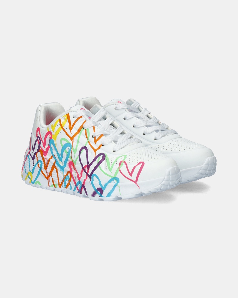 Skechers Uno Lite Lage sneakers  - wit