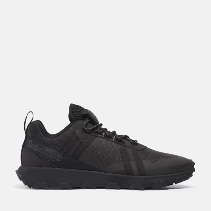Basket basse à lacets Winsor Trail pour homme en noir