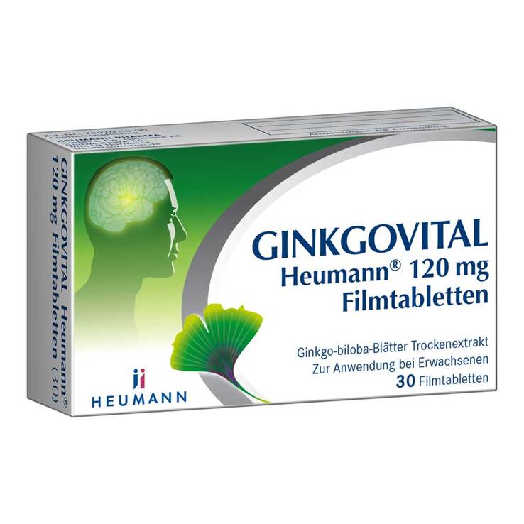 GINKGOVITAL Heumann 120 mg Filmtabletten, 30 St
